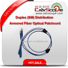 Duplex (SM) Distribution Armored Fiber Optical Patchcord